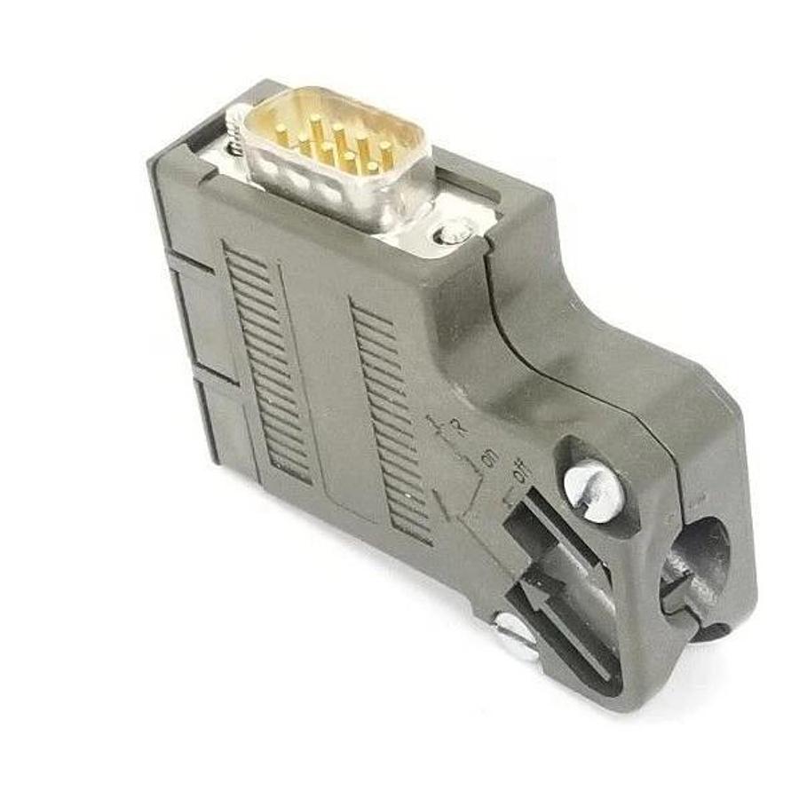 Used SIEMENS 6ES7-972-0BA41-0XA0 CONNECTOR 35 DEG. 6ES79720BA410XA0