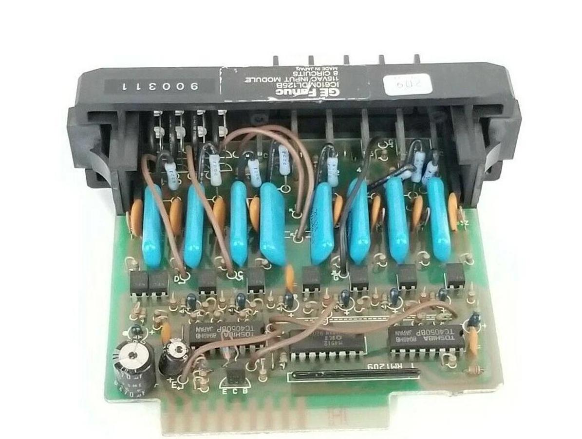 Used GE FANUC IC610MDL125B INPUT MODULE 115VAC 8 CIRCUIT IC610MDL125