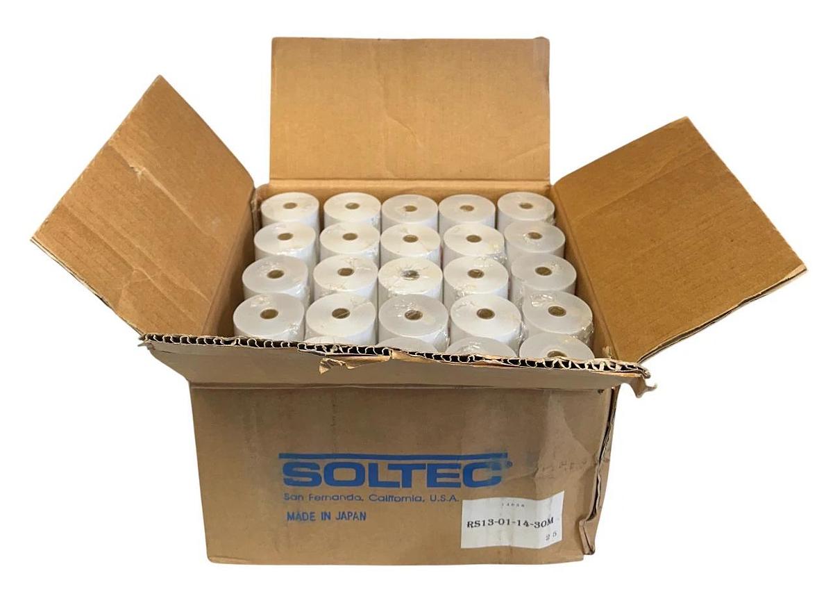 25 SOLTEC RS13-01-14-30M / RS13011430M CHART PAPER ROLLS 30M NSMP
