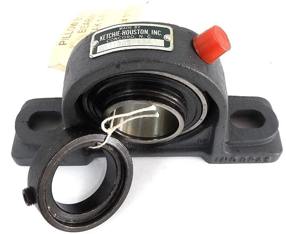 Used NEW KETCHIE HOUSTON KH-1305-13A PILLOW BLOCK BEARING KH130513A