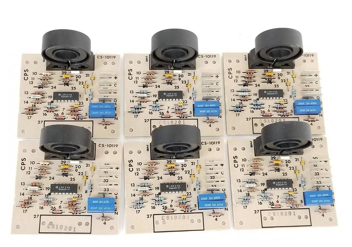 Used LOT OF 6 NIB HONEYWELL / MICROSWITCH CSLC2BG CURRENT SENSOR BOARDS CS-10119
