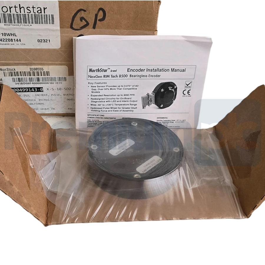 Dynapar NorthStar NSRT0480LF10WHL Pulse Wheel for RIM Tach RT8 & RT1 Encoders