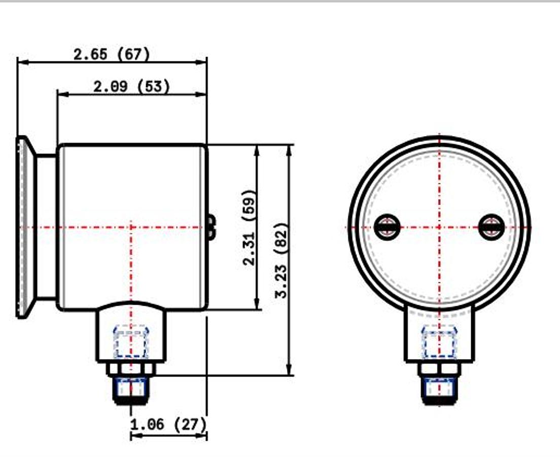 Used ANDERSON NEGELE HB100510A0000 HB MINI HYDROSTATIC LEVEL TRANSMITTER SS/316L NSNP