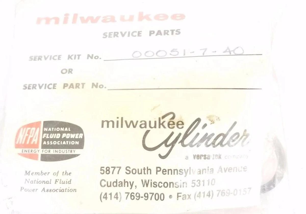 NEW MILWAUKEE 00051-7-40 SERVICE KIT 00051740