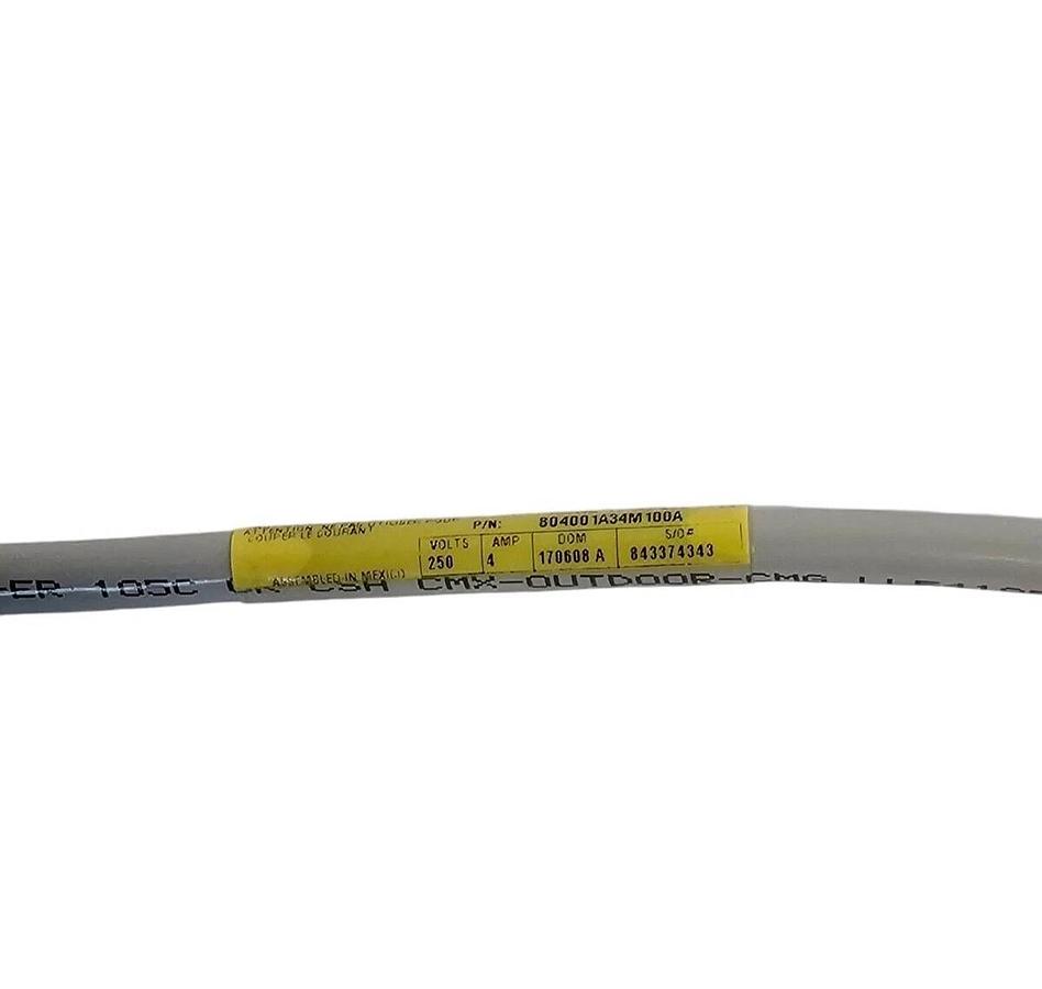 Used NEW MOLEX WOODHEAD 804001A34M100A MICRO-CHANGE CORDSET 1200652179