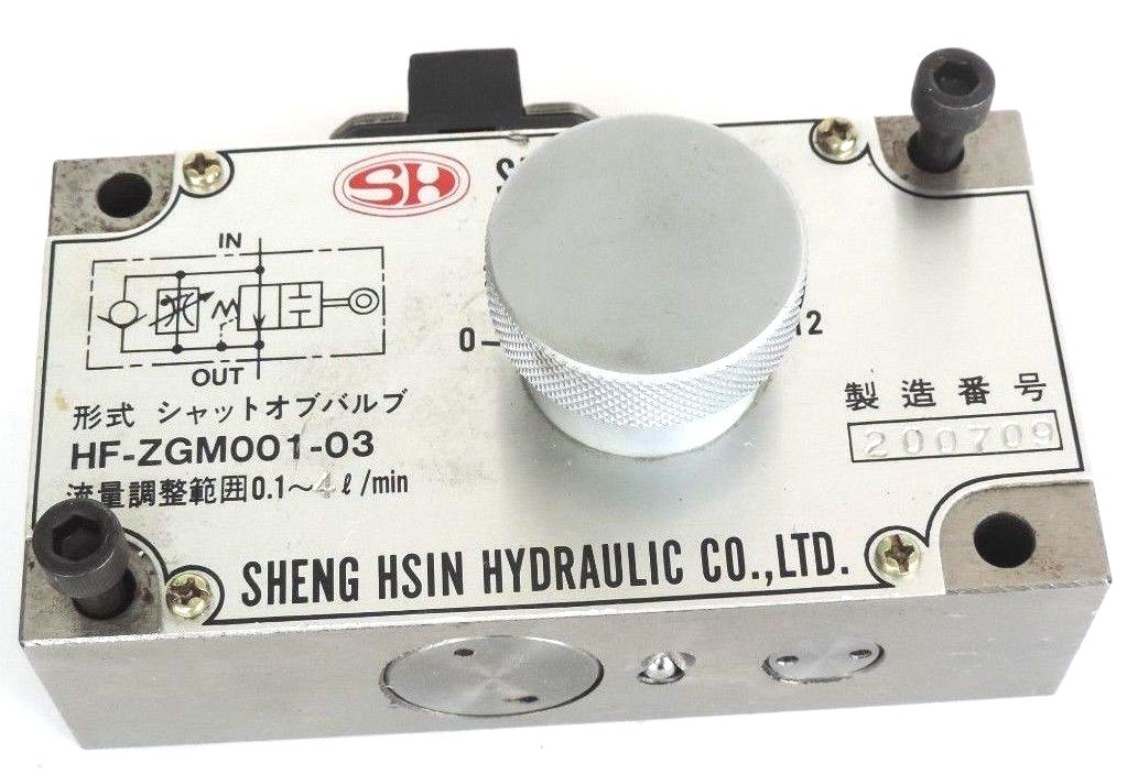 Used SHENG HSIN HF-ZGM001-03 VALVE HFZGM00103