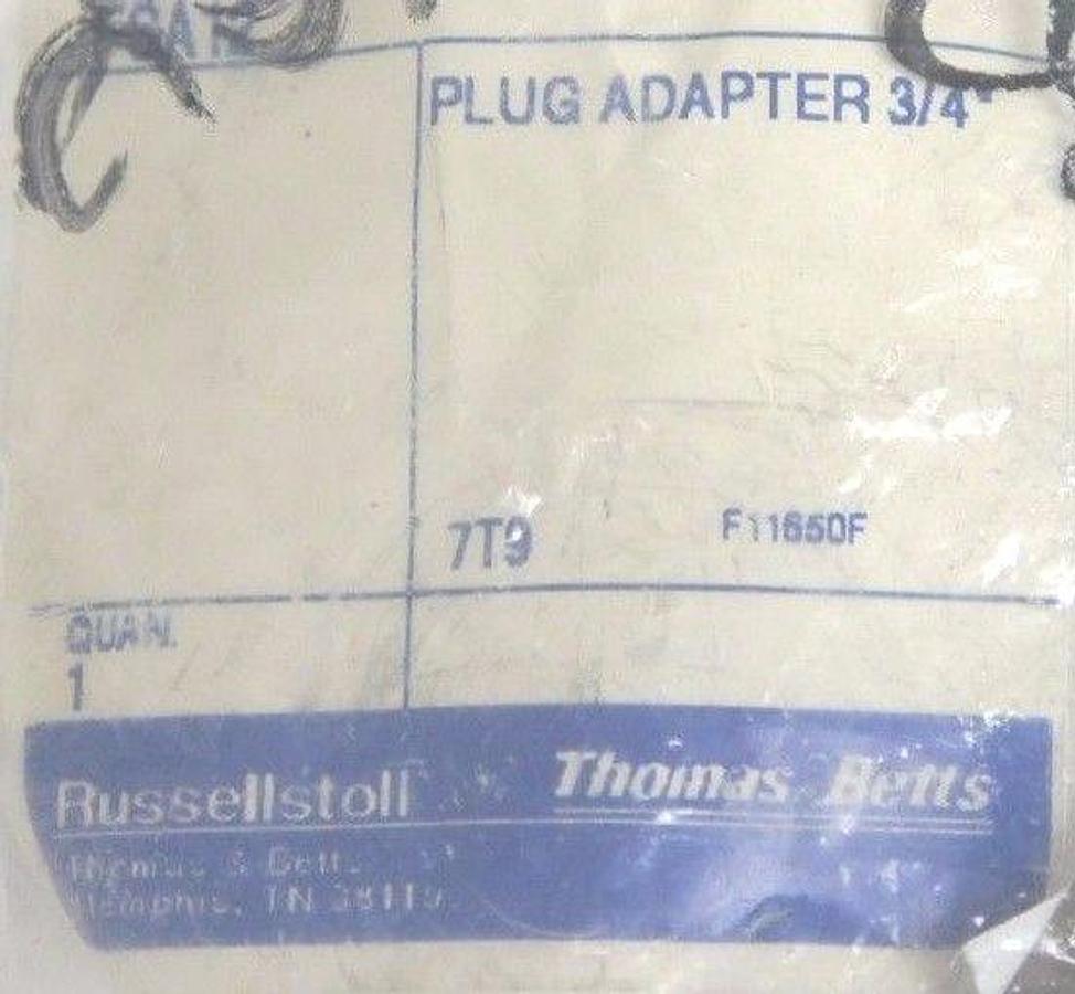 NEW THOMAS & BETTS FSA22 ALUMINUM ADAPTER 3/4'' & FSA12 PLUG ADAPTER 3/4''