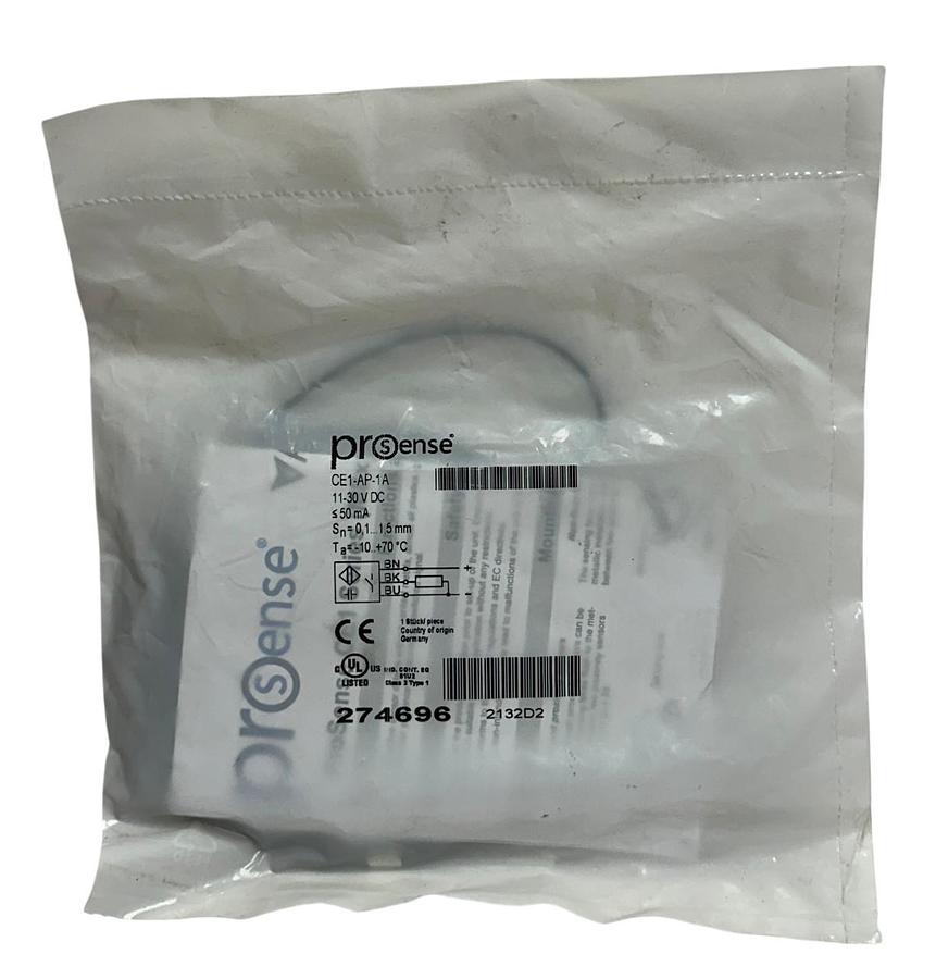 Used AUTOMATIONDIRECT PROSENSE CE1-AP-1A / CE1AP1A CAPACITIVE SENSOR 11-30VDC NSFS