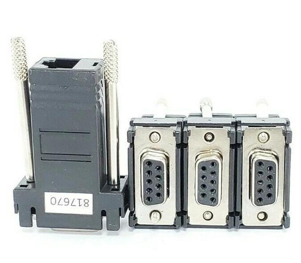 LOT OF 4 NEW WEATHERFORD PC03-00282-00 DB9-F, RS-232 TO PPP CONNECTORS 817670