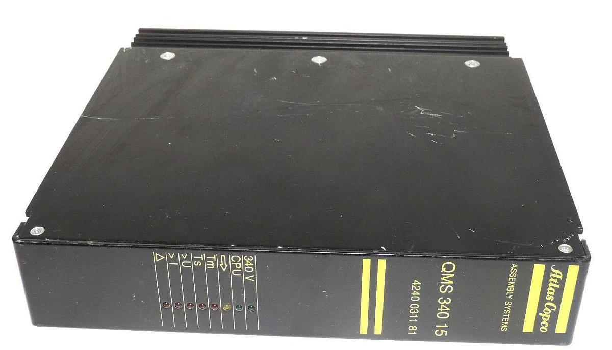 Used ATLAS COPCO 4240-0311-81 SERVO CONTROLLER QMS-340-15, 4240031181-0004, QMS34015