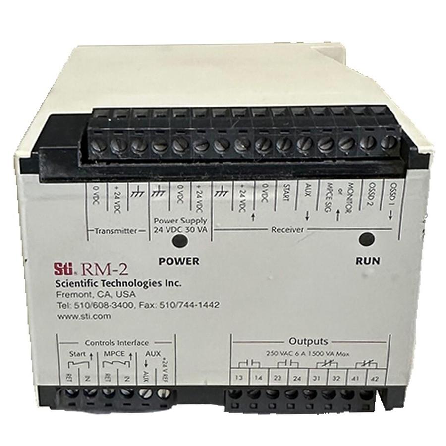 Used STI 43776-0010 / 437760010 RESOURCE MODULE RM-2 / RM2 24Vdc DIN-RAIL MOUNT