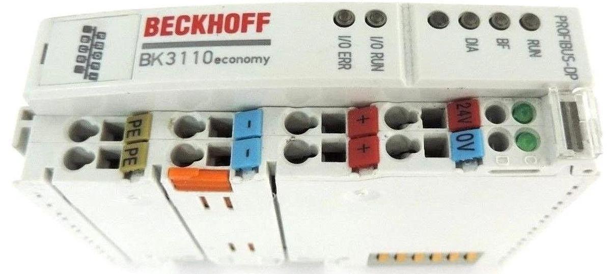 Used BECKHOFF BK3110 PROFIBUS COUPLER 24VDC