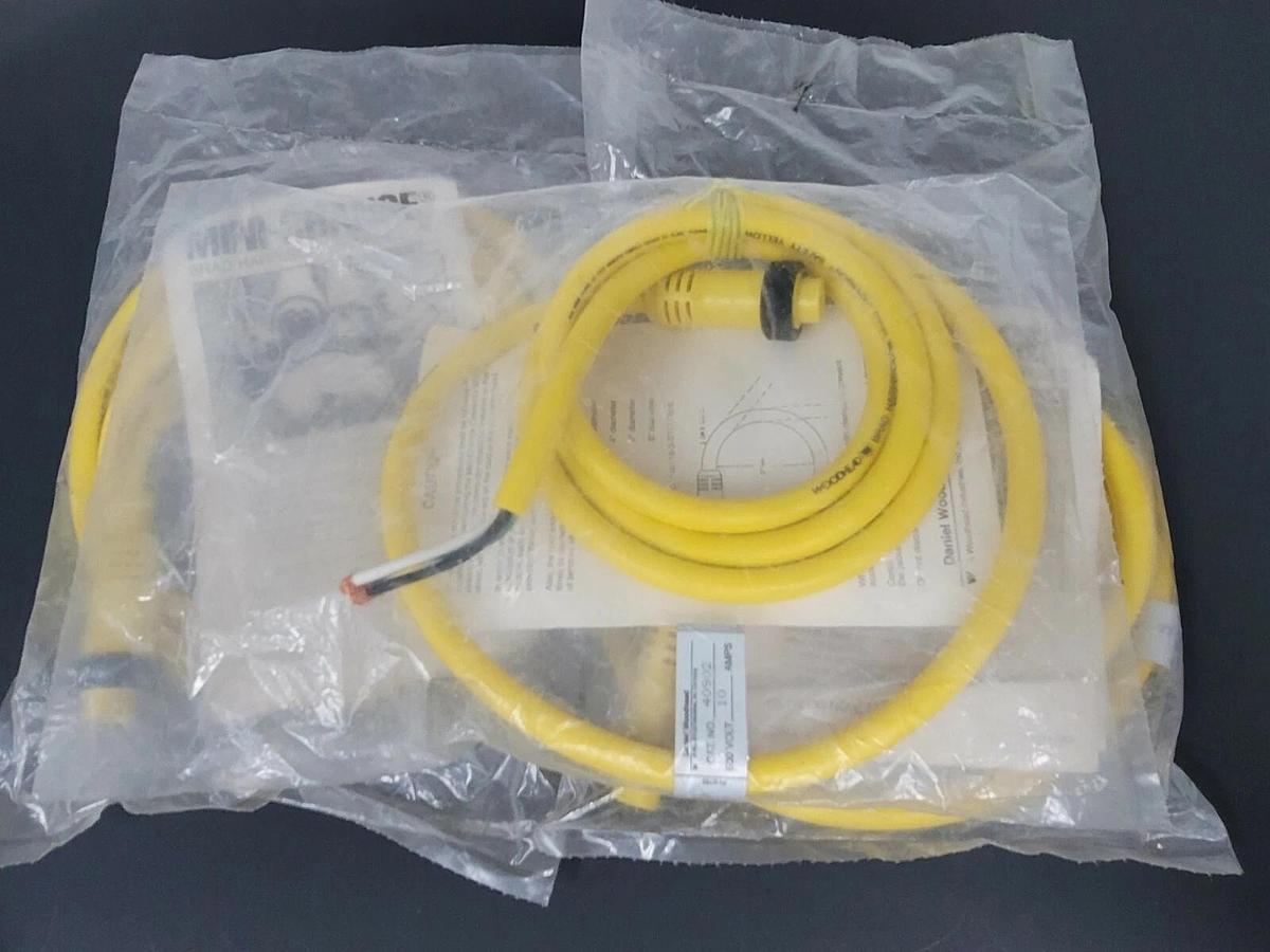 Used LOT OF 4 NEW BRAD HARRISON WOODHEAD 40902 MINI-CHANGE CORDSETS 600VOLT, 10AMPS