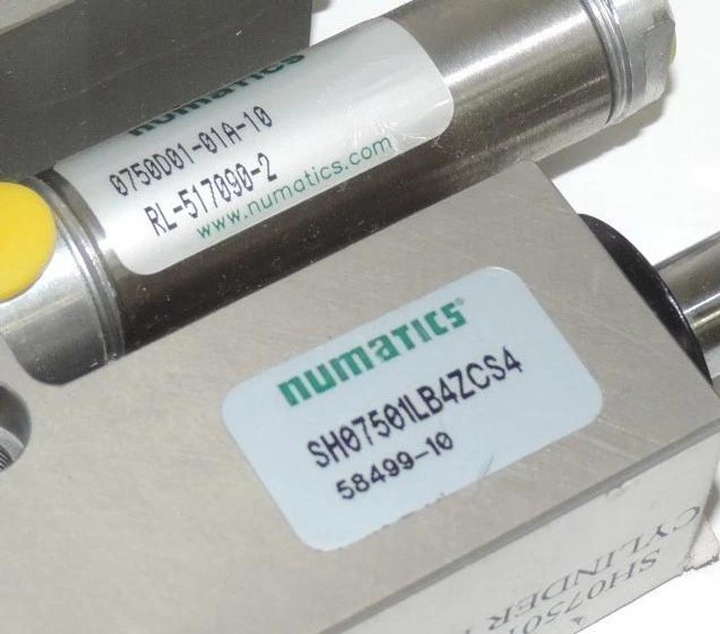 NEW NUMATICS SH07501LB4ZCS4 SH SERIES LINEAR SLIDE WITH 07500D01-01A-10 CYLINDER