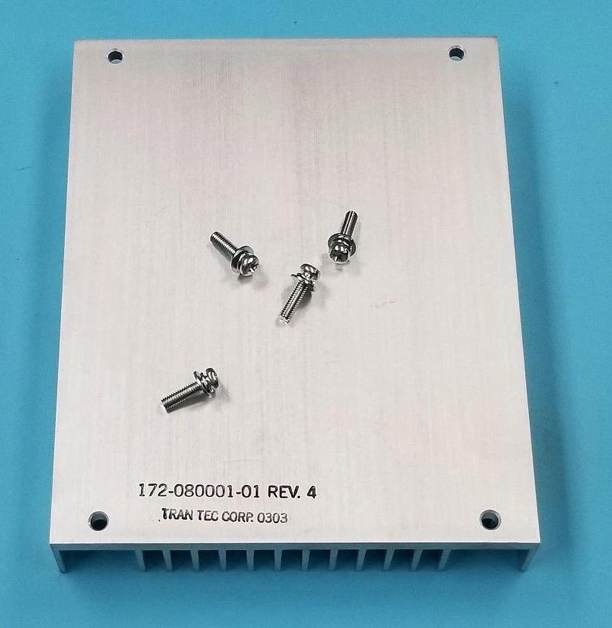 Used TRANS TEC CORP. 172-080001-01 HEAT SINK 0303 , REV. 4, 17208000101