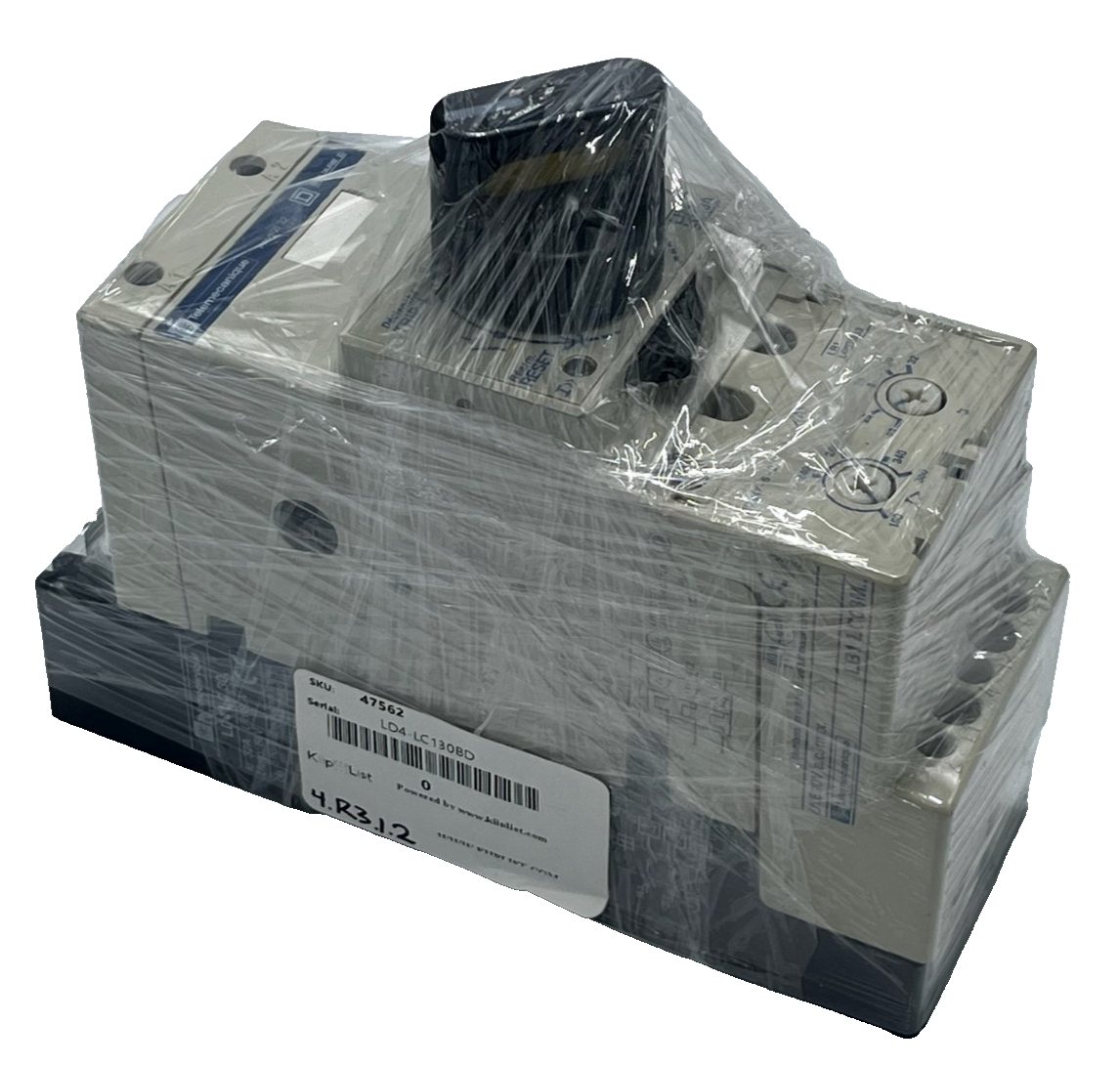 Used Telemecanique LD4-LC130BD Starter | LB1-LC03M22 Overload | LA1-LC025 Aux | 24VDC