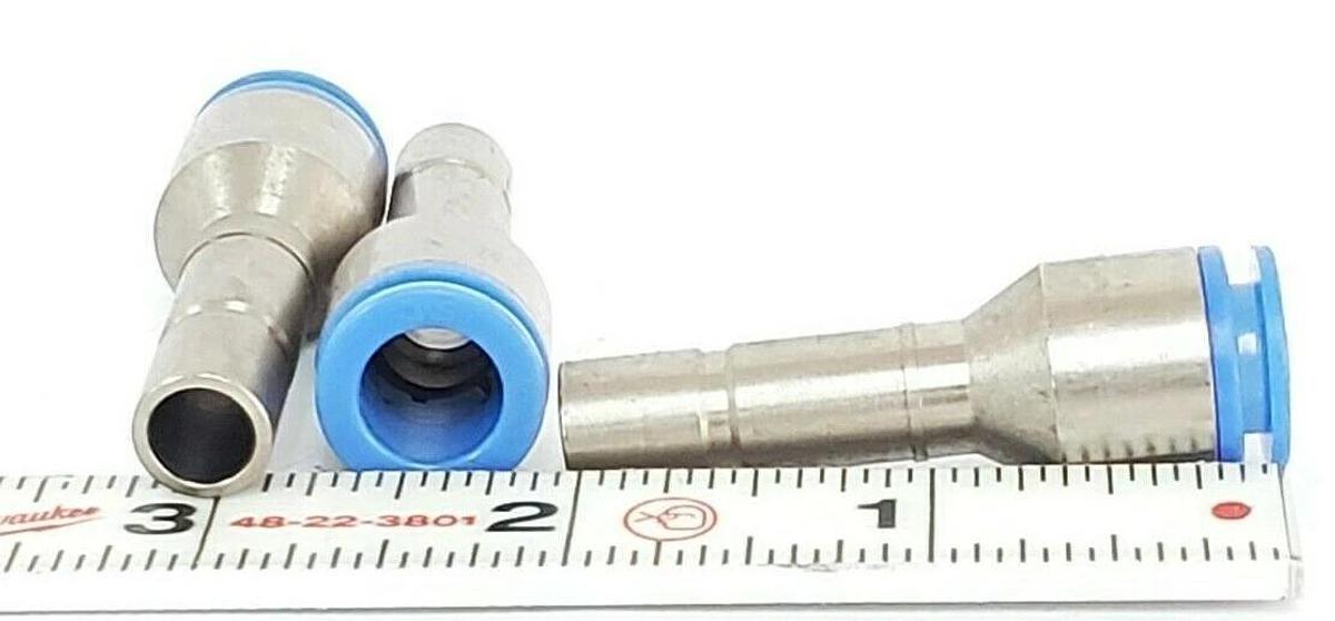 LOT OF 43 NEW SMC SPORE 10 KC SELF SEAL FITTINGS, 10MM X 52MM L