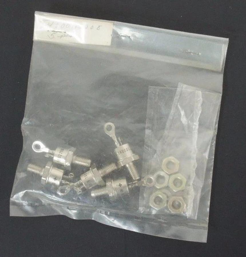 LOT OF 5 NEW GENERIC T400062208 SILICON CONTROLLED RECTIFIER 600VRM 35A TO-48