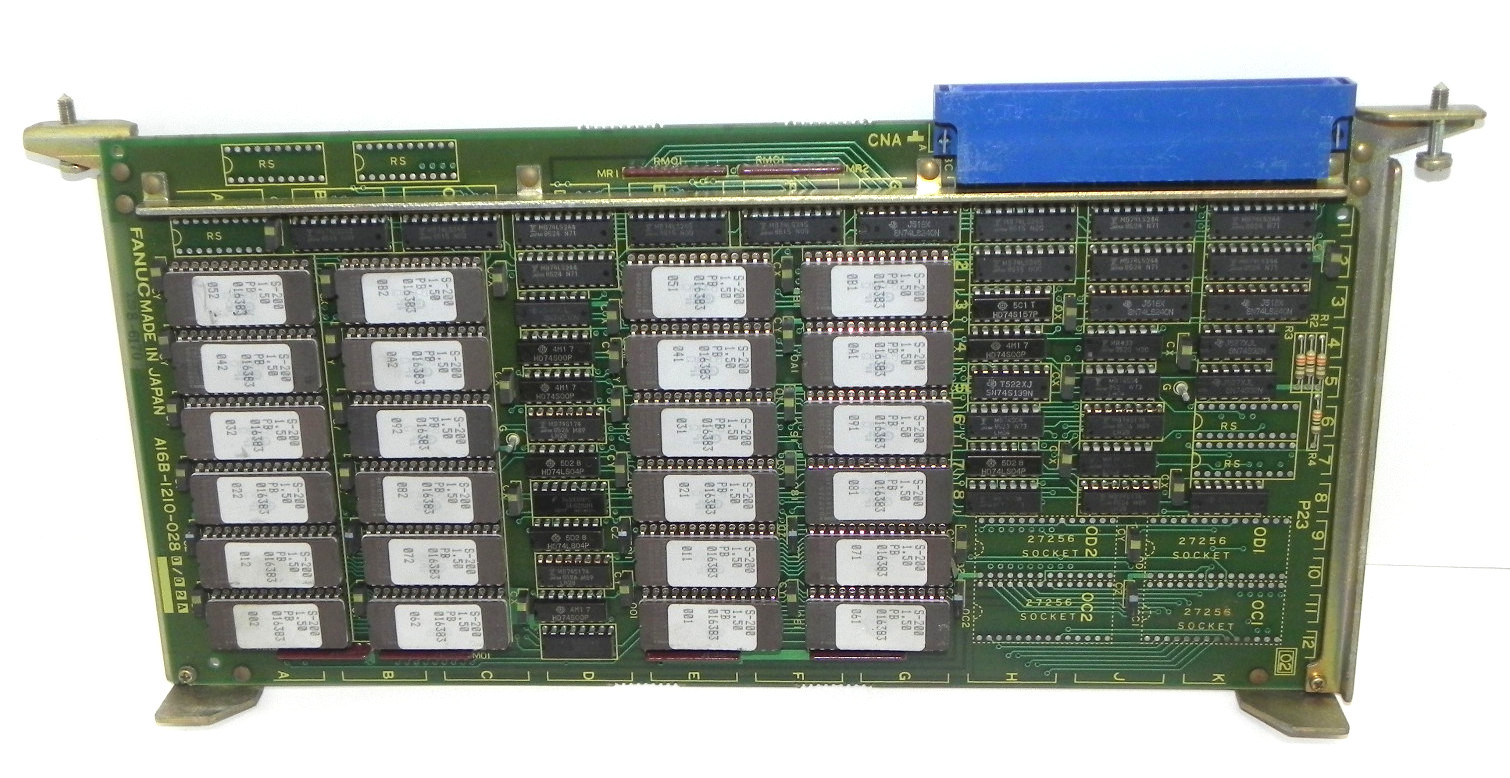 Used FANUC A16B-1210-0280/02A ROM MEMORY BOARD A16B12100280 W/ ROM A320-1210-T286/02