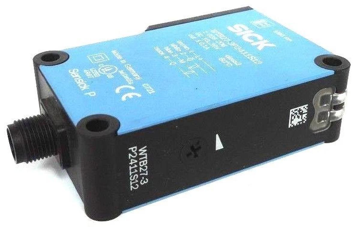 Used SICK OPTIC ELECTRONIC WTB27-3P2411S12 SENSOR 1 028 206 10-30VDC 1028206