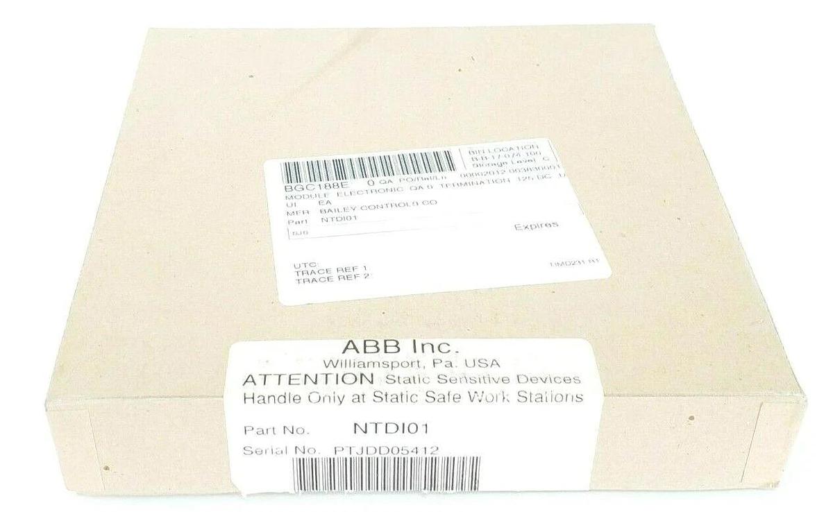 Used NIB ABB NTDI-01 INTERFACE BOARD 6632113A1 NTD101 INFI 90 6632112L1