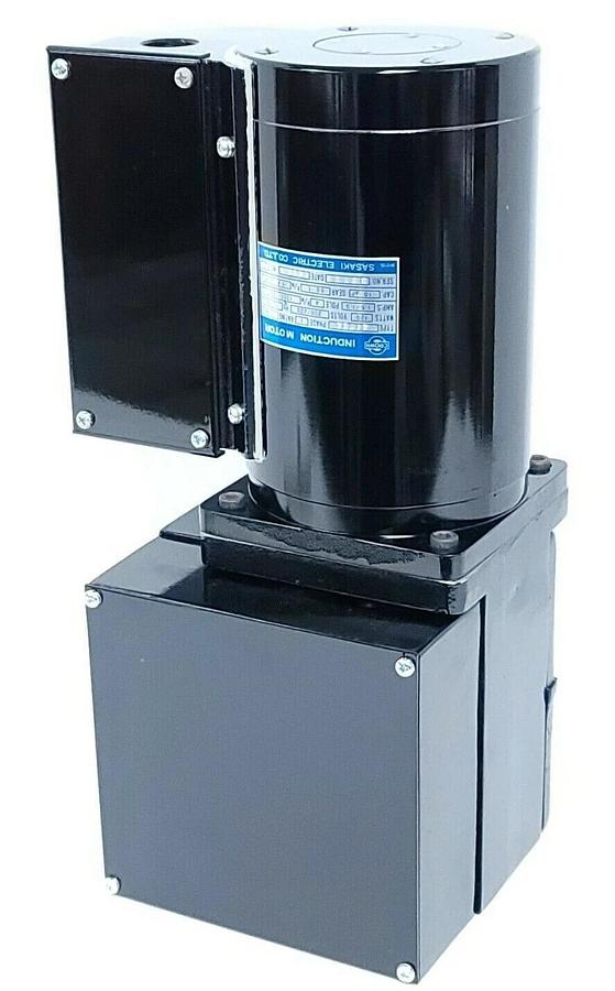 Used NIB SASAKI ELECTRIC 4173A CROWN INDUCTION MOTOR 1PH 4-POLE 120W