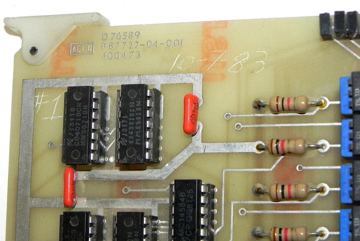Used PROTRONIX D76589 BOARD P87722-04-001, 400473