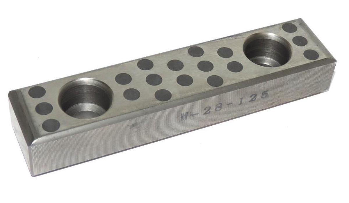 NEW SANKYO OILLESS M-28-125 WEAR PLATE MWP-28X125, 4-7/8" x 1-1/8" x 3/4"