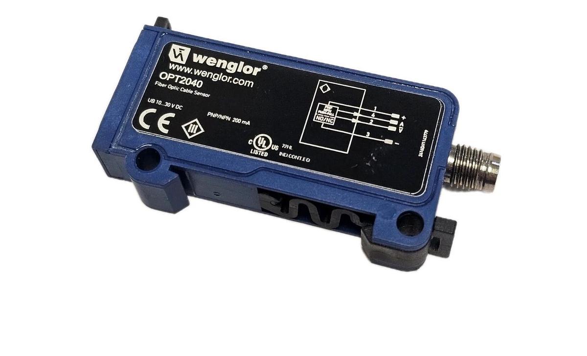 NEW WENGLOR OPT2040 FIBER OPTIC CABLE SENSOR 10...30V DC