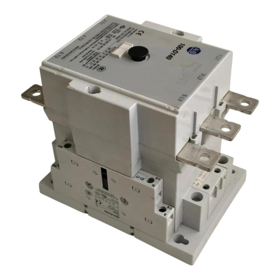 Used Allen Bradley 100-D140D11 /B IEC Contactor 3PH 140A 600V 110/120V-Coil 100-D140
