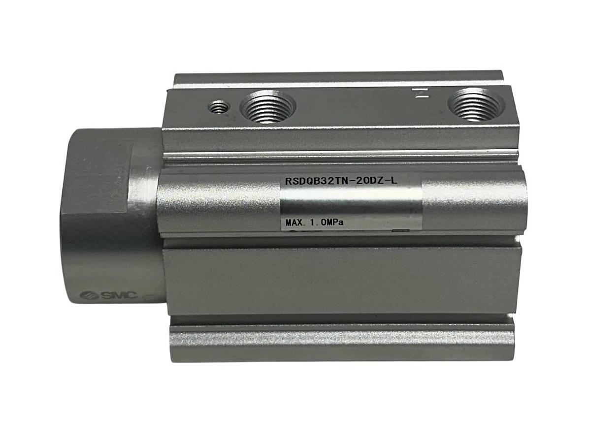 SMC RSDQB32TN-20DZ-L / RSDQB32TN20DZL COMPACT STOPPER CYLINDER 20mm STROKE NSNP
