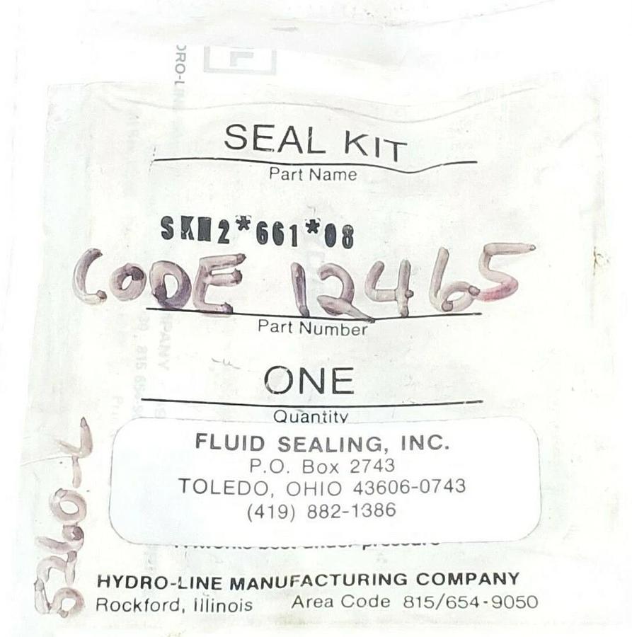 Used NEW HYDRO LINE SKN2-661-08 SEAL KIT SKN266108
