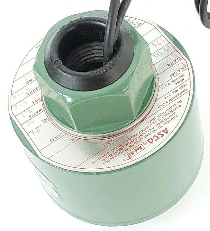 NEW ASCO 8320A64 SOLENOID VALVE 1/16'' ORIFICE PIPE: 1/4'' 24V