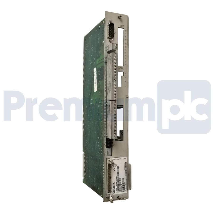 Used Siemens 6SN1118-0AA11-0AA1 SIMODRIVE 611 Standard Control Unit 1-Axis Ver C USED