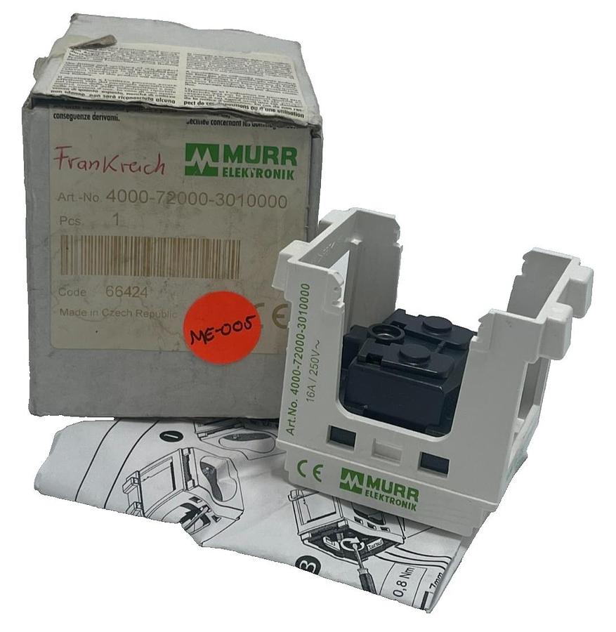 Used Murr Elektronik Modlink MSVD 4000-72000-3010000 Cabinet Power Outlet Socket