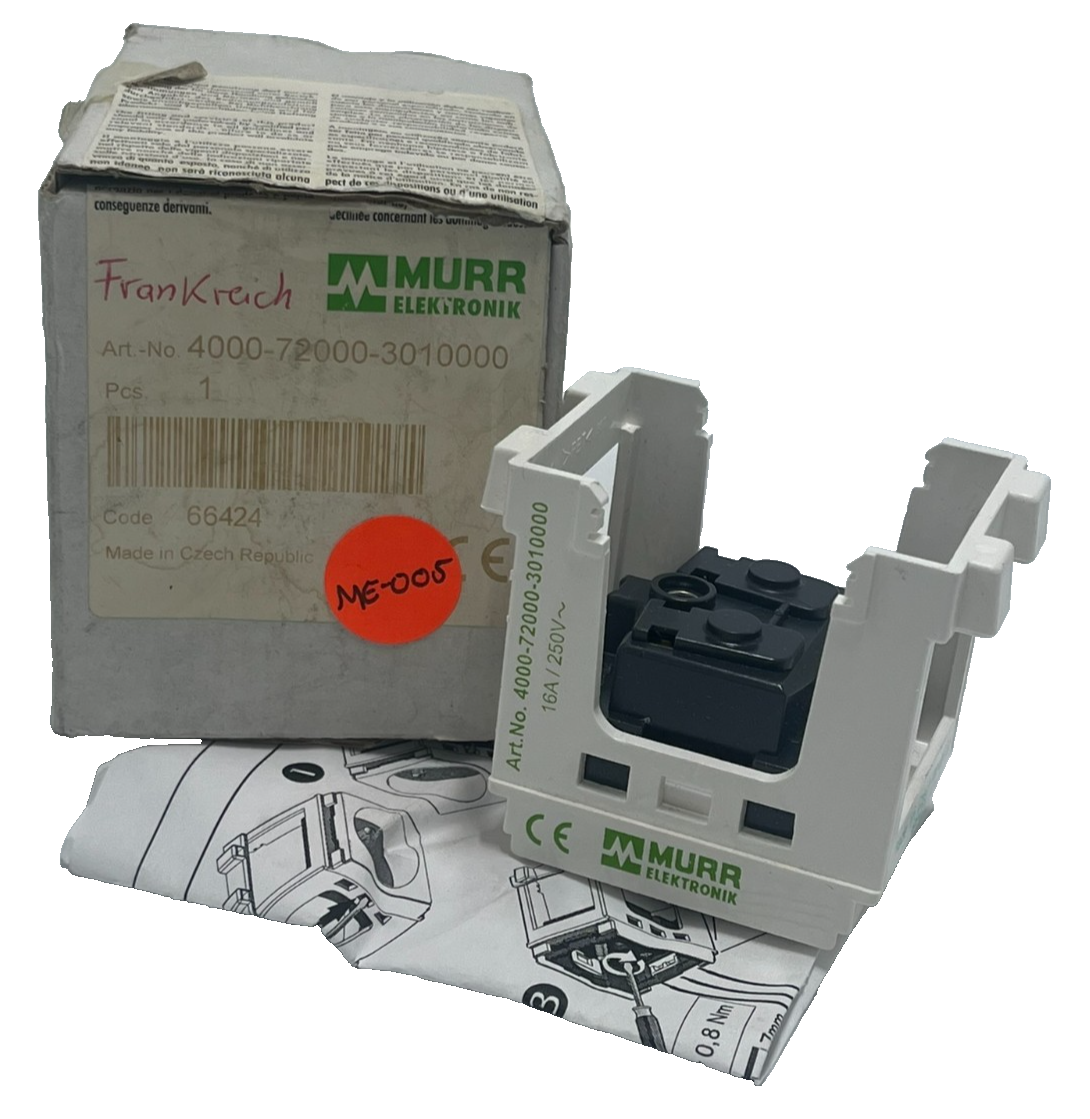Used Murr Elektronik Modlink MSVD 4000-72000-3010000 Cabinet Power Outlet Socket