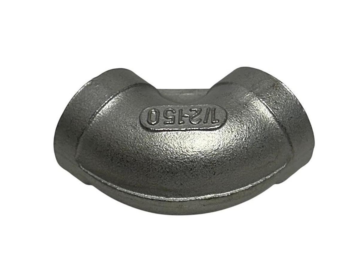 14 UNBRANDED TC-304 / TC-316 / 1/2-150 / G-NPT THREADED ELBOW FITTINGS NSNP