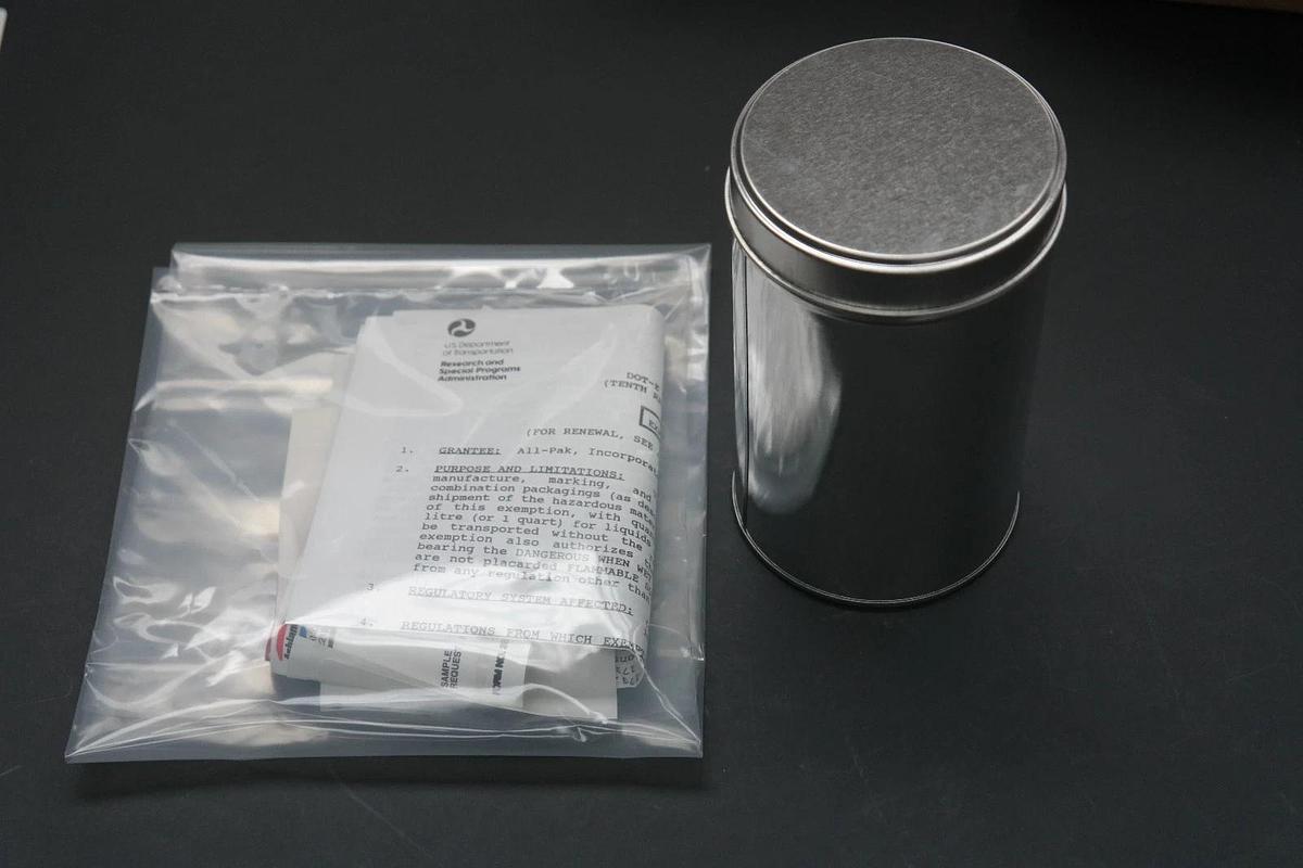 Used LOT OF 3 NEW ASHLAND ALL-PAK STURDEE-SEAL HAZARDOUS MATERIALS SHIPPERS