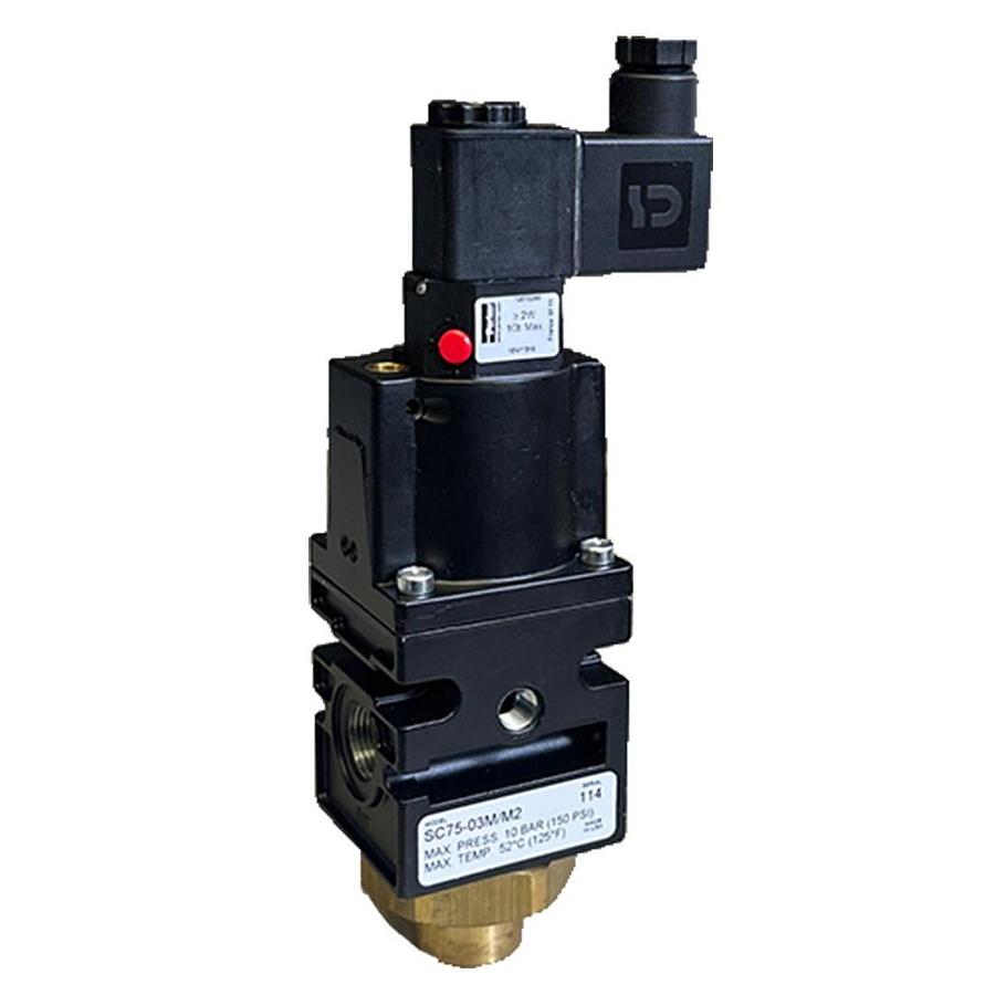 Used NEW PARKER SC75-03M/M2 / SC7503MM2 SOFT START COMBINATION VALVE 150PSI 10BAR
