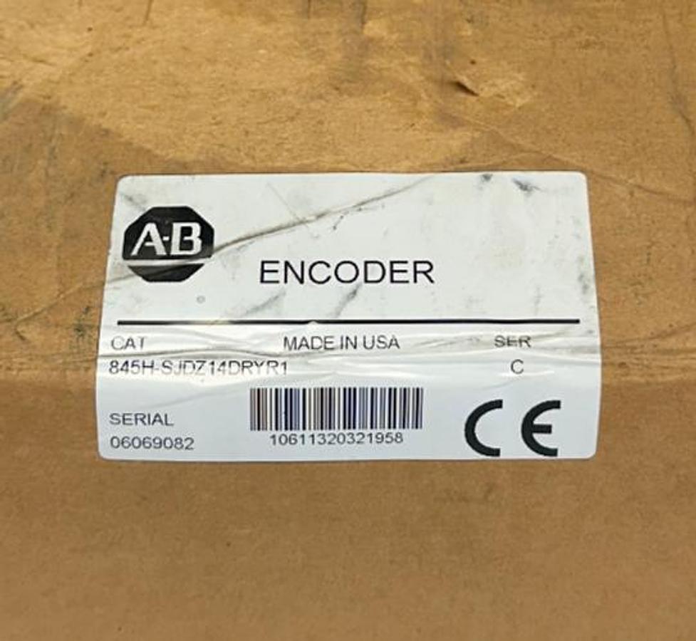 Used ALLEN BRADLEY 845H-SJDZ14DRYR1 /C INCREMENTAL ENCODER 5VDC 1M CABLE NSMP *