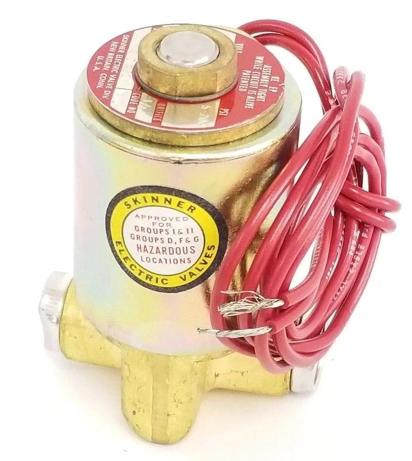 NEW SKINNER ELECTRIC VALVE XR2DX20 VALVE 120/60 5-200PSI 1/4" ORFICE CODE: VN1