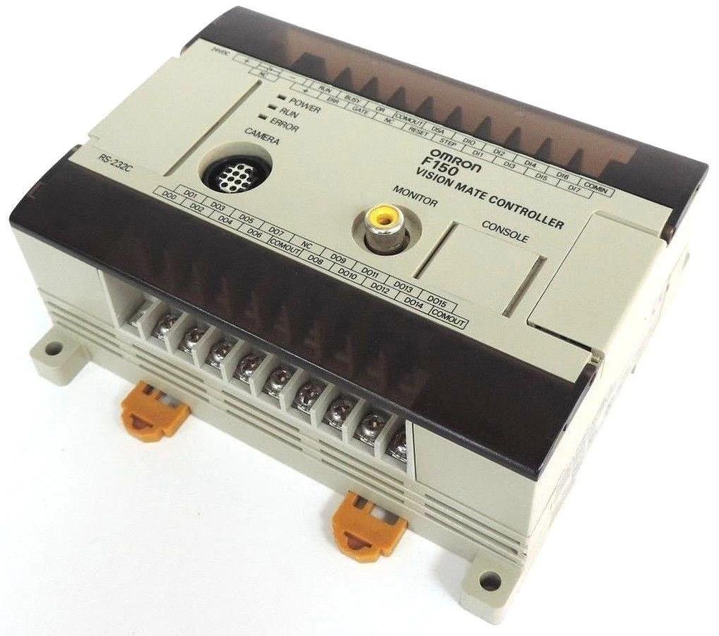 Used OMRON F150 VISION MATE CONTROLLER F150-C10E-2, SOURCE: 24VDC 0.5A