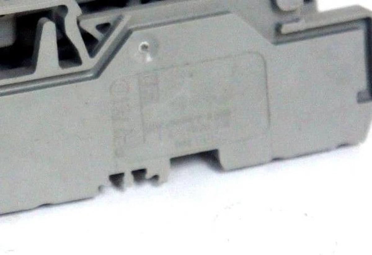 Used LOT OF 7 WAGO 280 RAIL MOUNT TERMINALS IEC 60947-7-1, 800V, 6094771