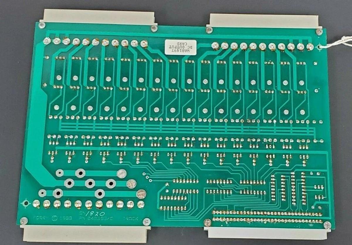 Used FORRY 040383 CIRCUIT BOARD PROCESSOR BOARD ASSEMBLY 040383/C
