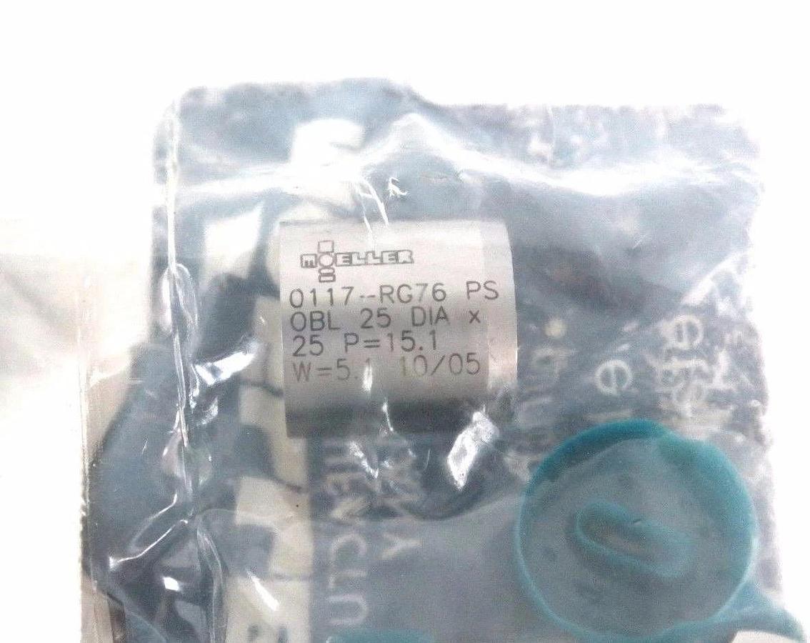 Used NIB MOELLER MUO025-025 P=15.1000 W=5.1000 B=12 D6 PUNCH 0117-RG76 - LOT OF 4