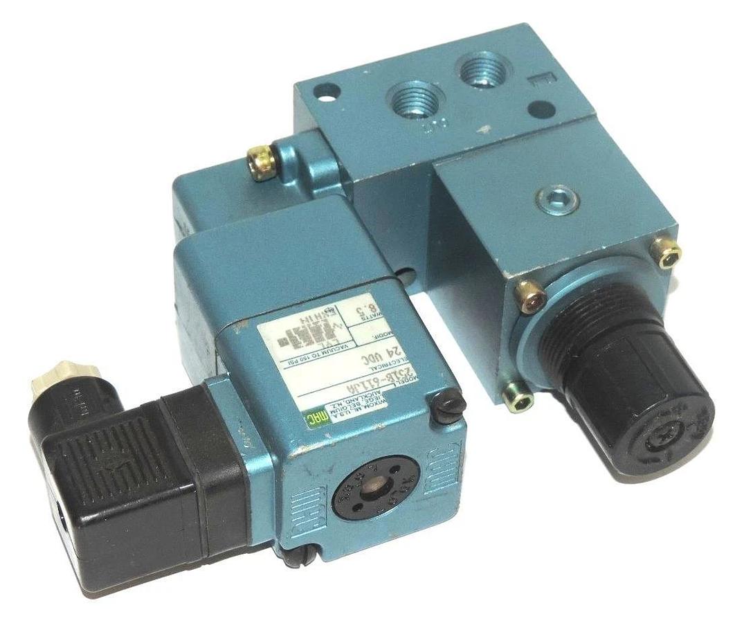 Used MAC 251B-611JA SOLENOID VALVE 24VDC 251B611JA