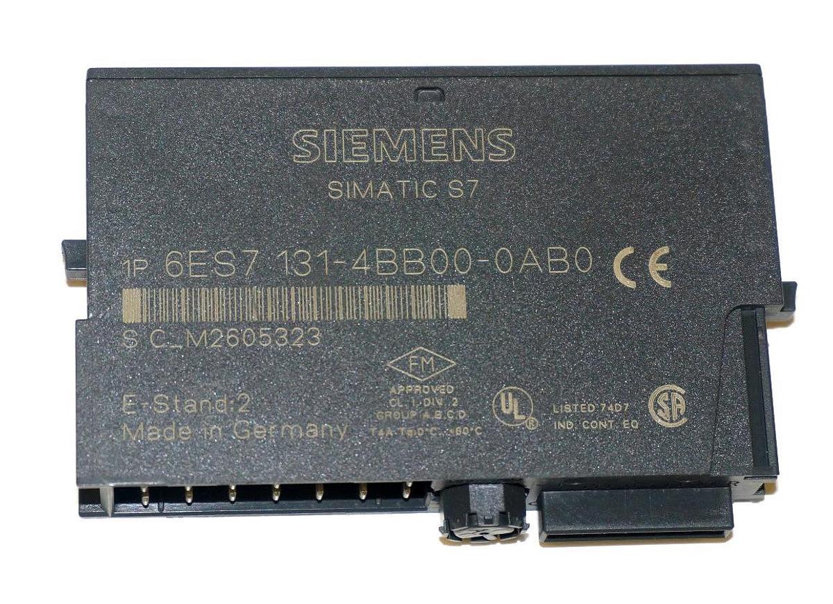 Used LOT OF 2 SIEMENS 6ES7-131-4BB00-0AB0 INPUT MODULES 2PT 24VDC 6ES71314BB000AB0