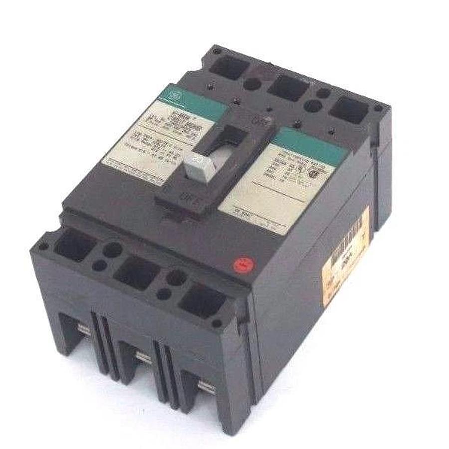 Used GENERAL ELECTRIC THED136020 HI BREAK CIRCUIT BREAKER 600VAC, 20 AMP, 3 POLE