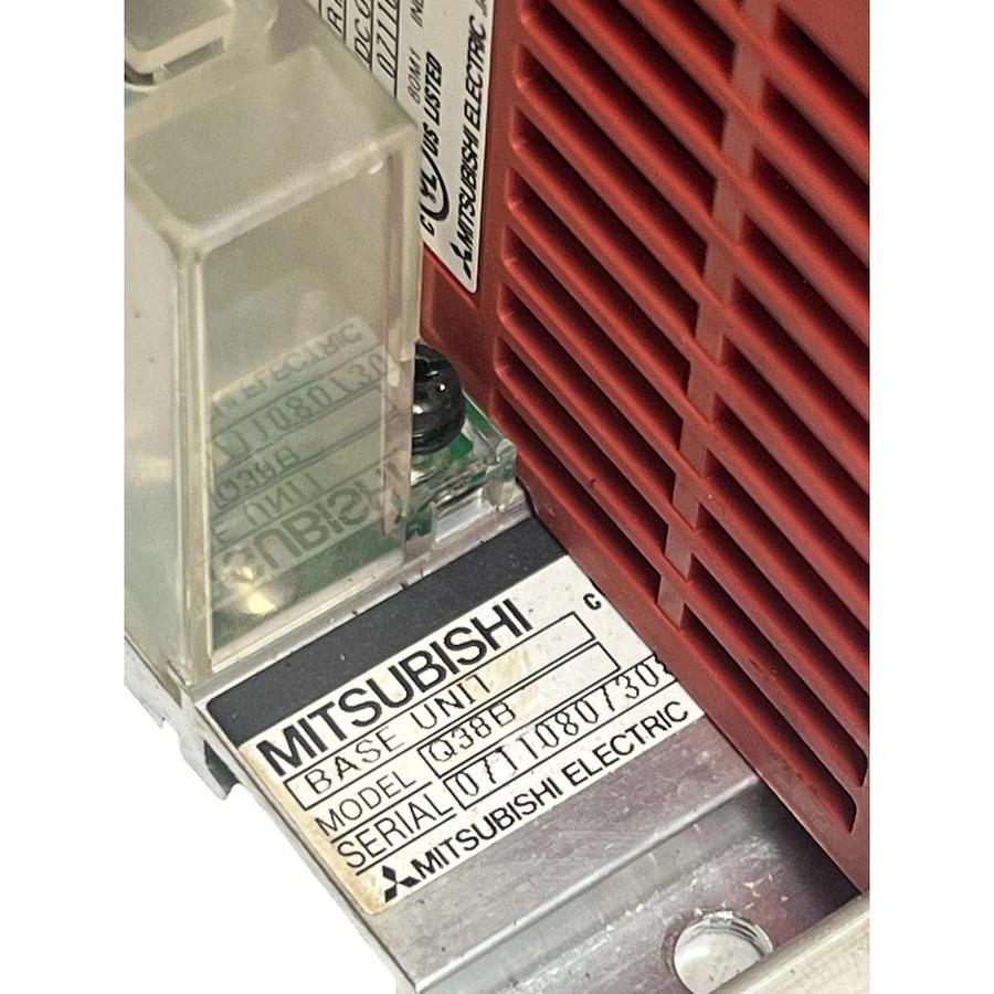 Used Mitsubishi Q-Series PLC Rack Q38B Q02CPU Q63P (3)QX80 (2)QY80 QJ61BT11N