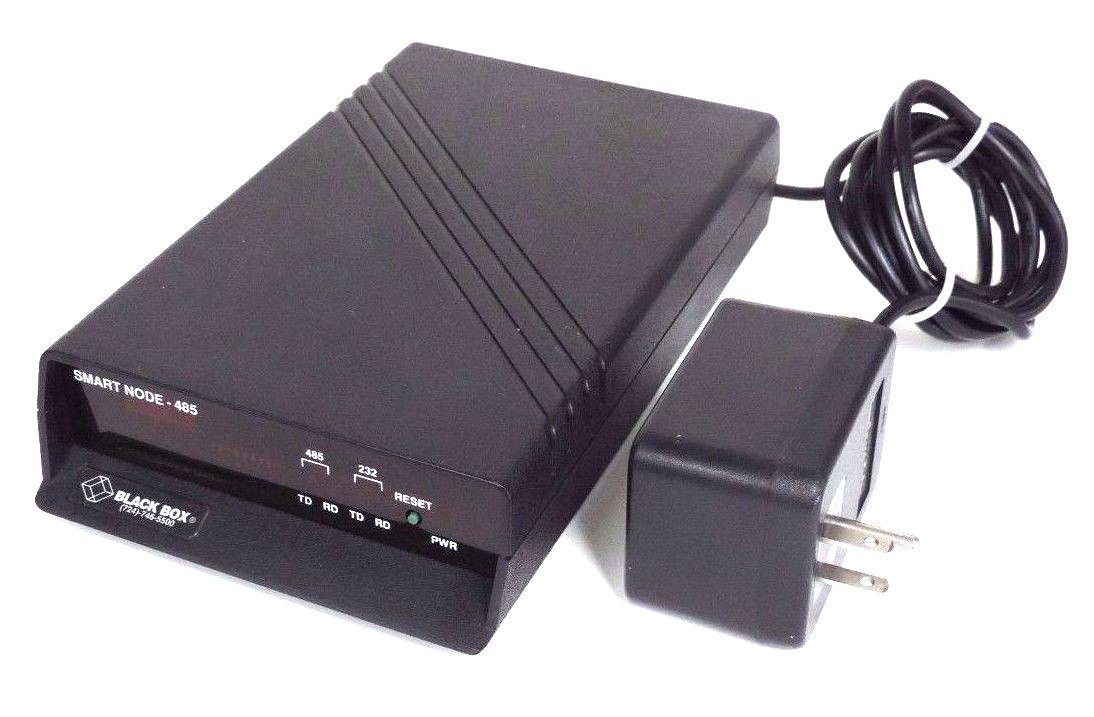 Used BLACK BOX IC150A SMART NODE 485 STANDALONE W/ JK-17701-NA TRANSFORMER 17/120VAC